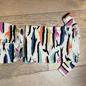 Hanna Andersson Whale Pajamas 3T